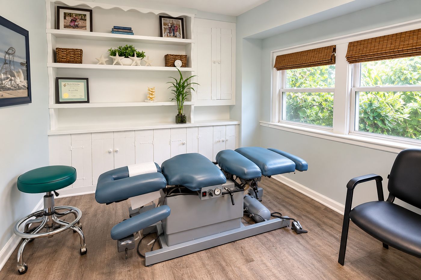 Dr. Beck's adjusting room