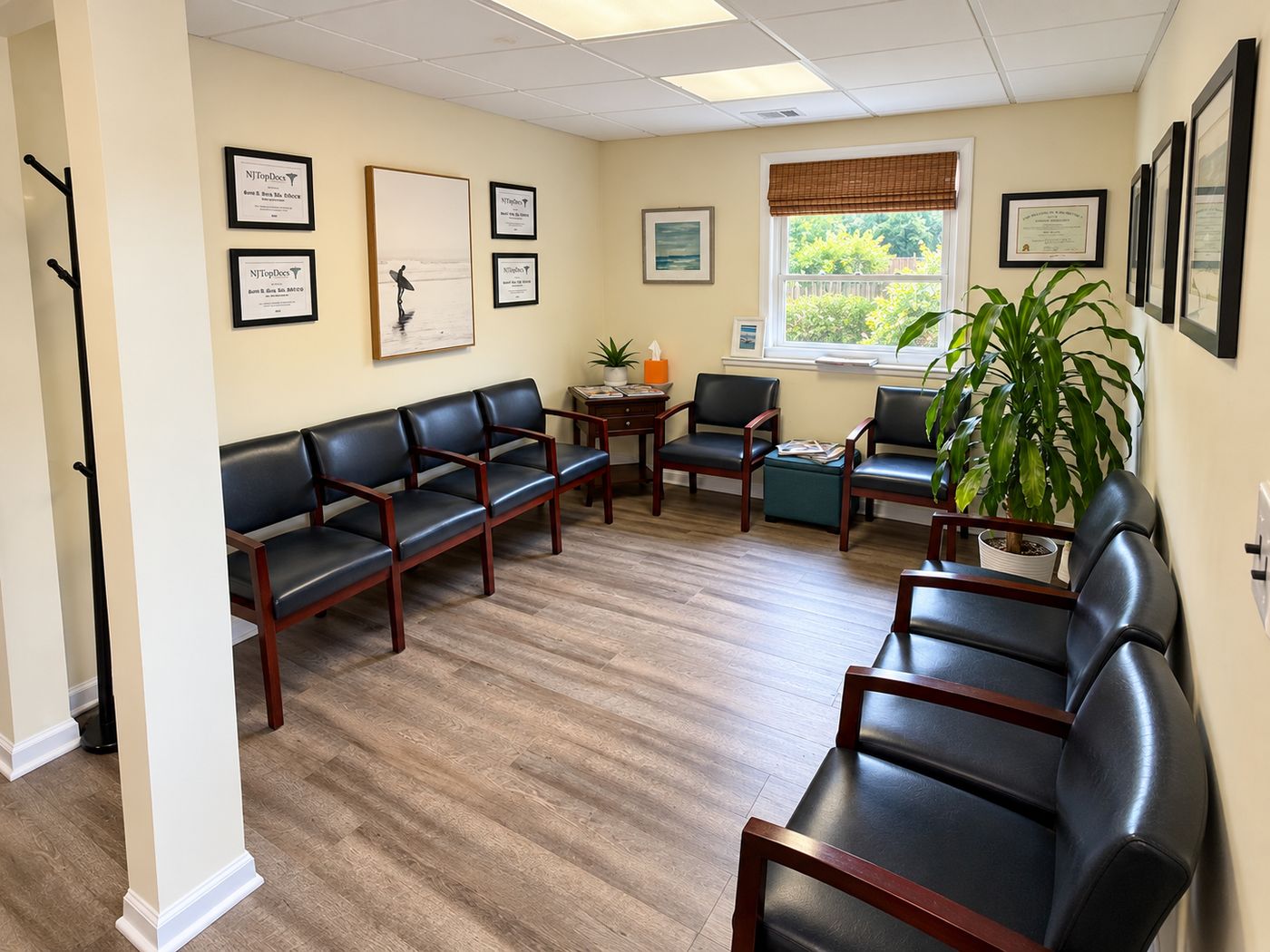 The chiropractic waiting room
