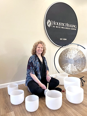 Holistic Healing Toms River NJ Val With Her Singing Bowls